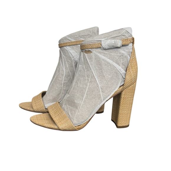 New! Sam Edelman Yaro Perla Ankle Strap Block Heel Sandal - Size 8 - Picture 3 of 9